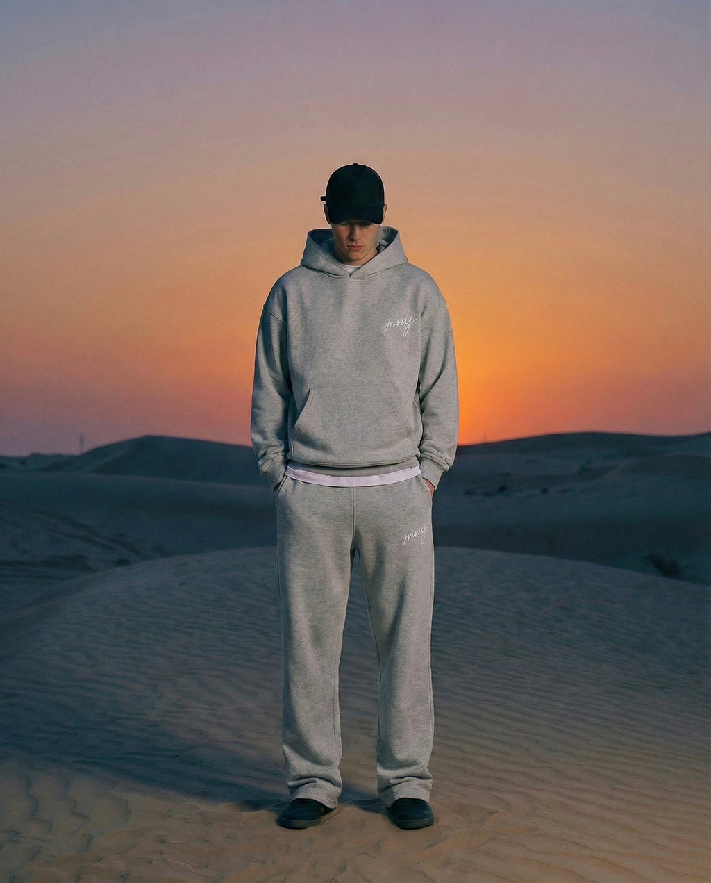 MNY Oversized Hoodie grey