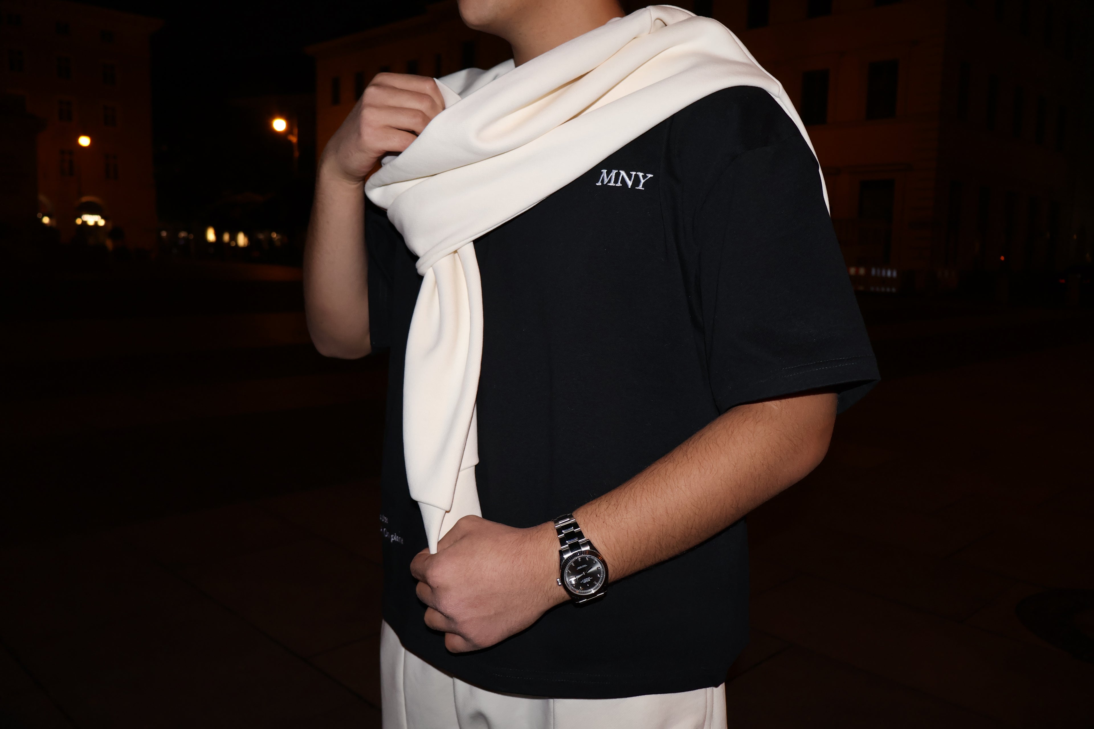 MNY Tee Oversized Black
