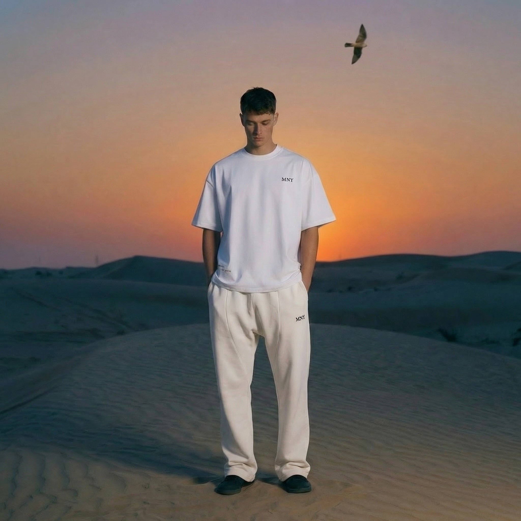 MNY Tee Oversized White